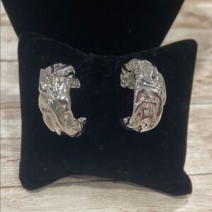 Macy's‎ Silver Hoop Earrings